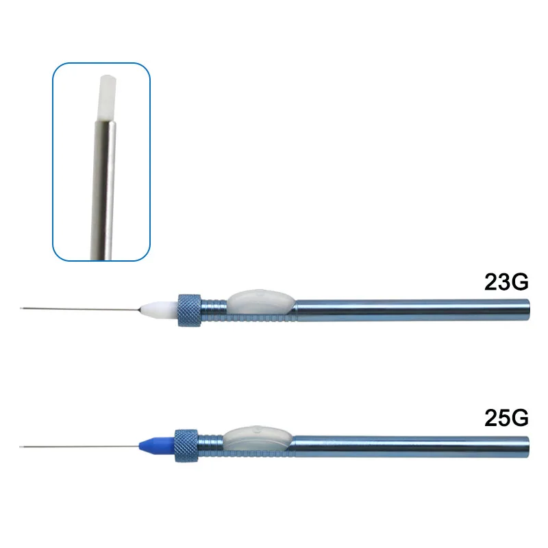 23G/25G Ophthalmic Flute Needle Backflush Handle with Silicone Tube Flushing Needle Eyelid Tools Ophthalmic Instrument
23G/25G Ophthalmic Flute Needle Backflush Handle with Silicone Tube Flushing Needle Eyelid Tools Ophthalmic Instrument