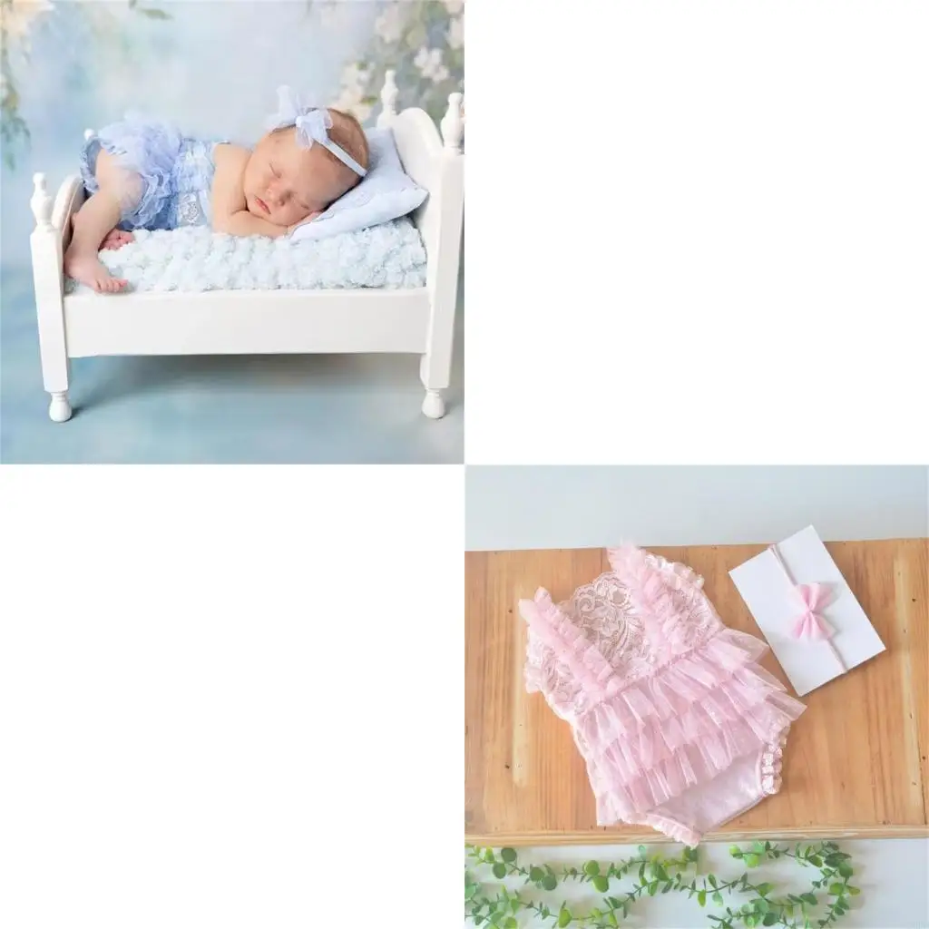 Baby Photography Props Newborns Photo Clothes Photography Costume Lace Romper Bowknot Hairband Outfit for Toddler
Baby Photography Props Newborns Photo Clothes Photography Costume Lace Romper Bowknot Hairband Outfit for Toddler