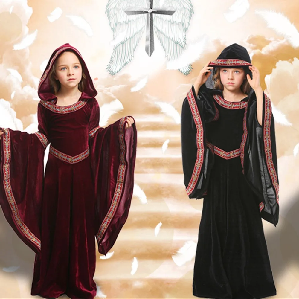 Halloween Anime Kids Vampire Cosplay Costume Children Carnival Show Party Witch Aristocratic Performance Parent-child Dress
Halloween Anime Kids Vampire Cosplay Costume Children Carnival Show Party Witch Aristocratic Performance Parent-child Dress