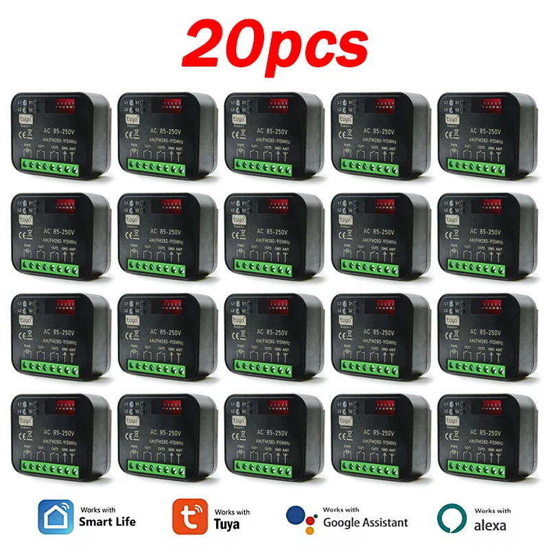 New Universal RX MULTI Tuya 433MHz 868MHz 2CH WIFI Smart Switch Module Controller 300-868MHz Garage Door Remote Control Receiver
New Universal RX MULTI Tuya 433MHz 868MHz 2CH WIFI Smart Switch Module Controller 300-868MHz Garage Door Remote Control Receiver