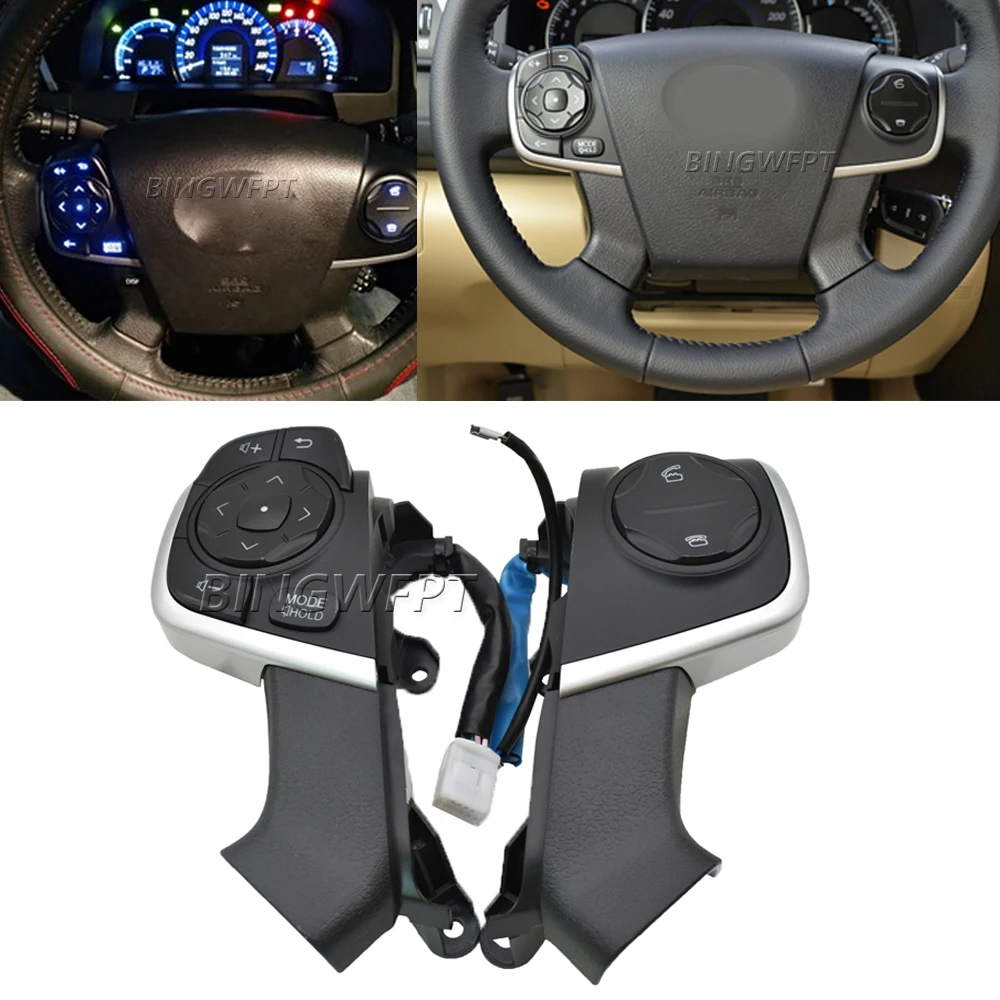 New Steering Wheel Button For Toyota Camry (HYBRID) ACV51 ASV5 AVV50 GSV50 2012-2016 Bluetooth Phone Cruise Control Volume
New Steering Wheel Button For Toyota Camry (HYBRID) ACV51 ASV5 AVV50 GSV50 2012-2016 Bluetooth Phone Cruise Control Volume