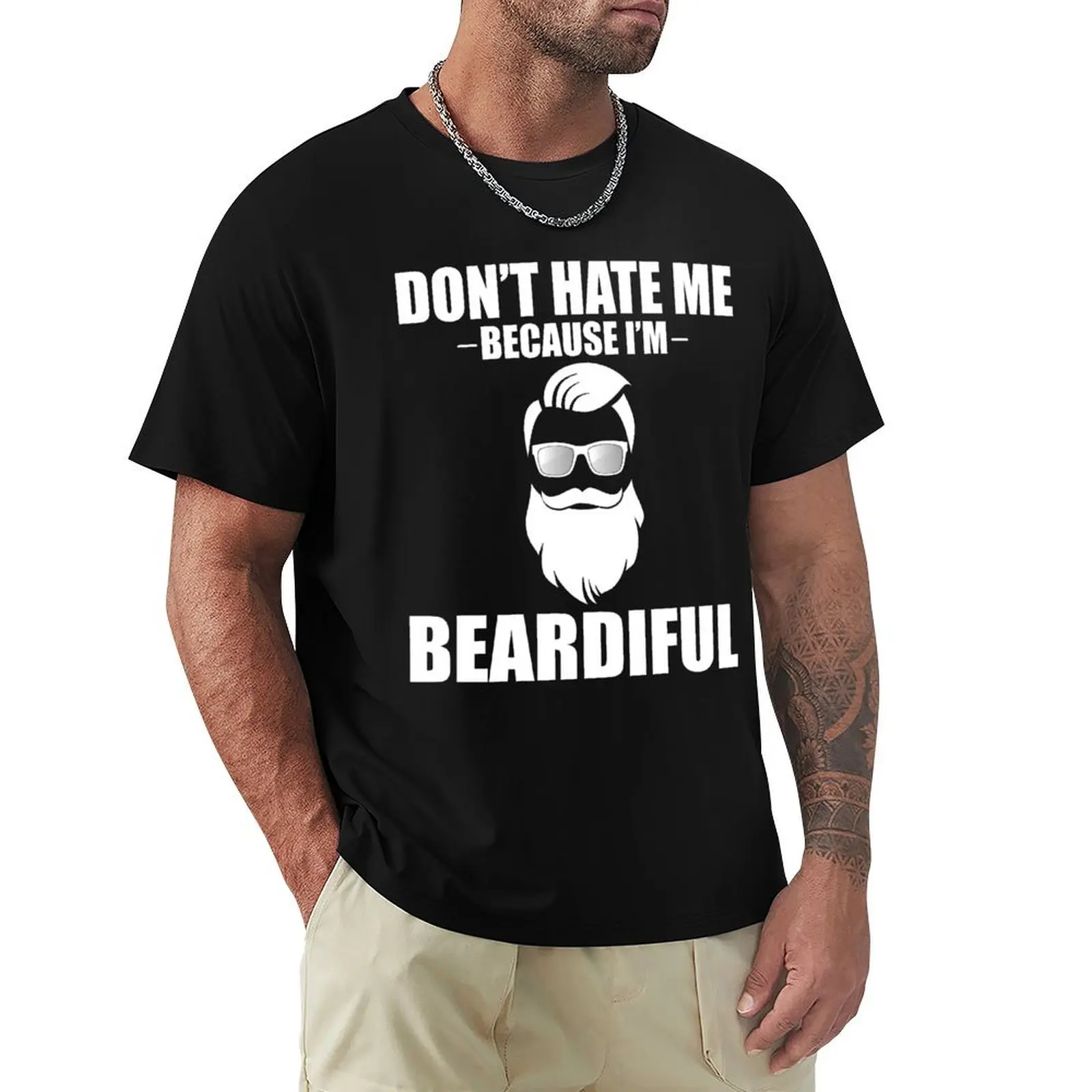Don't Hate Me Because I'm Beardiful T-Shirt Running Performance Short Sleeve Tee
Don't Hate Me Because I'm Beardiful T-Shirt Running Performance Short Sleeve Tee