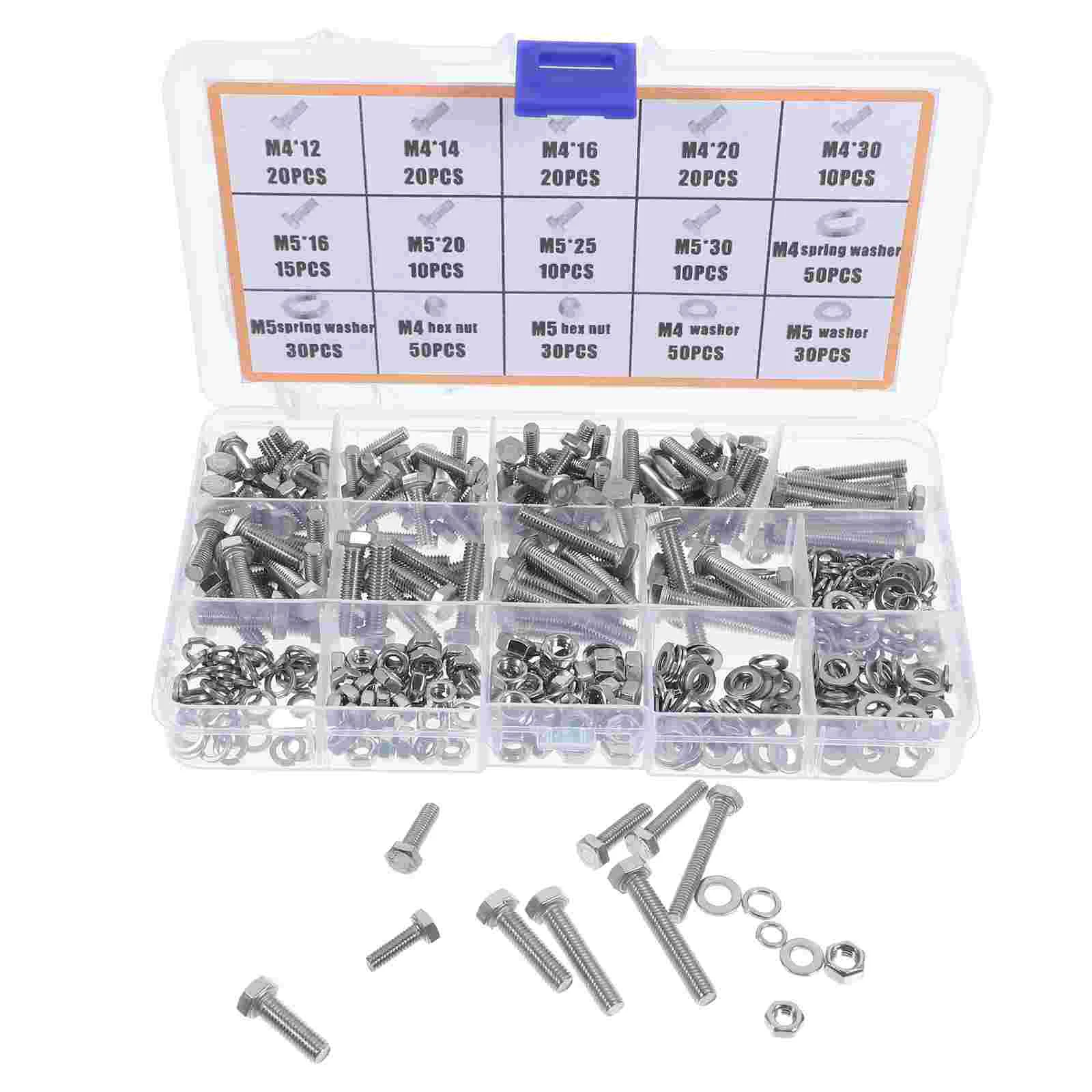 375 Pcs Bolt and Nut Set Machine Screws Metric Assortment Kit Ratchet Screwdriver
375 Pcs Bolt and Nut Set Machine Screws Metric Assortment Kit Ratchet Screwdriver