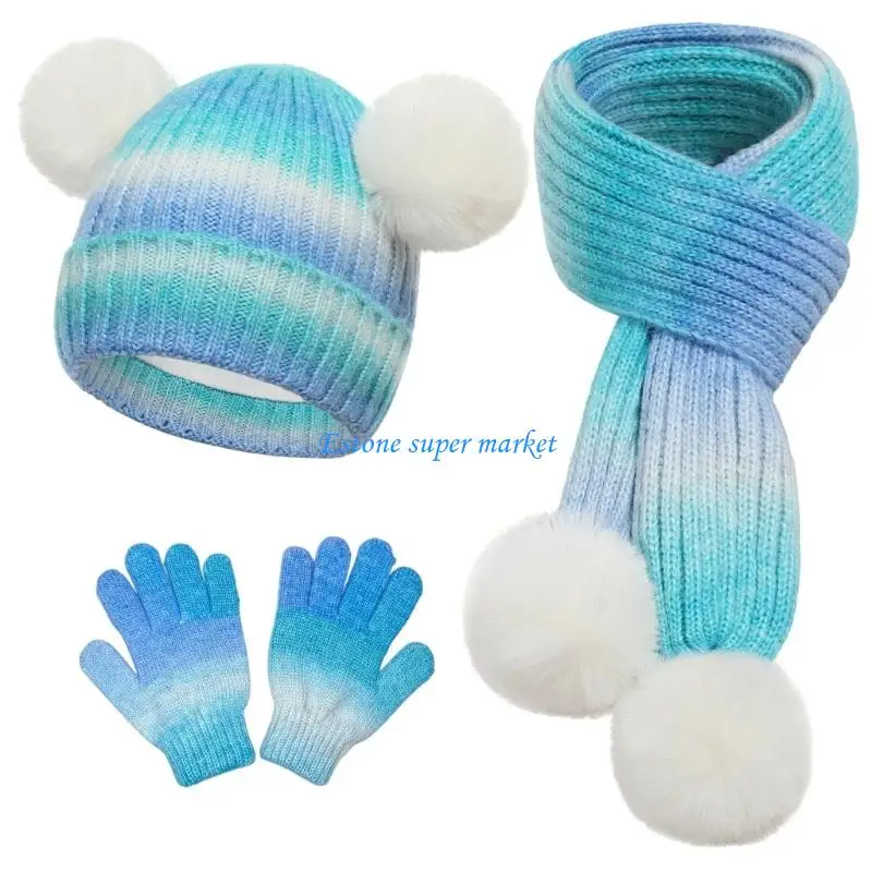 090B Зимняя шапка для младенцев, шарф, варежки, комплект с пушистыми помпонами, шейный платок для детей от 3 до 10 лет
090B Зимняя шапка для младенцев, шарф, варежки, комплект с пушистыми помпонами, шейный платок для детей от 3 до 10 лет