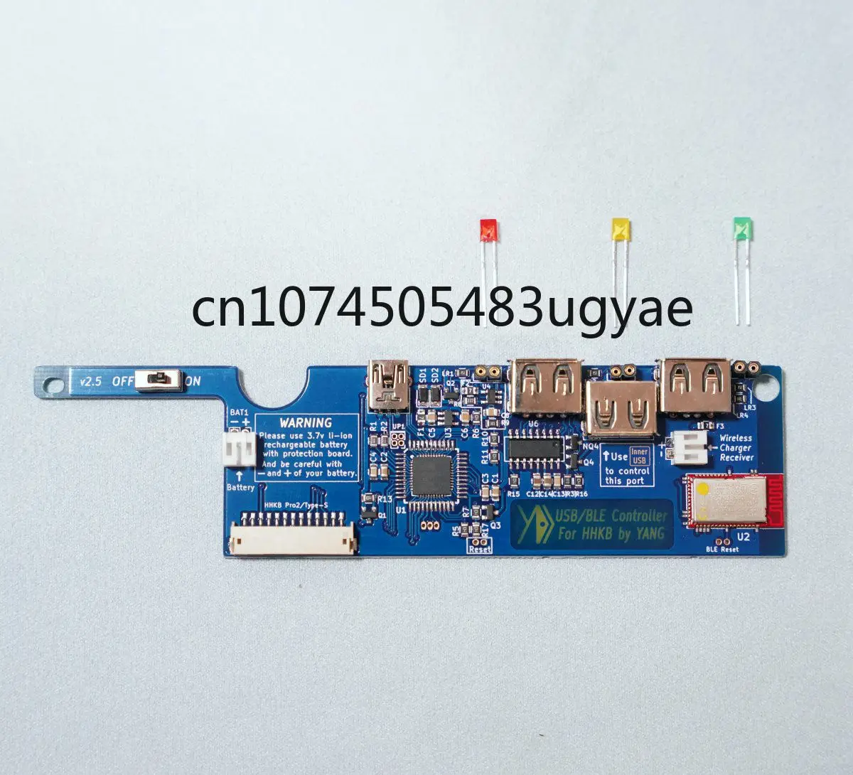 Electrostatic Capacitor To Wireless Bluetooth BLE BT Dual-mode Main Control Without Keyboard, Suitable for HHKBPro2 Series
Electrostatic Capacitor To Wireless Bluetooth BLE BT Dual-mode Main Control Without Keyboard, Suitable for HHKBPro2 Series