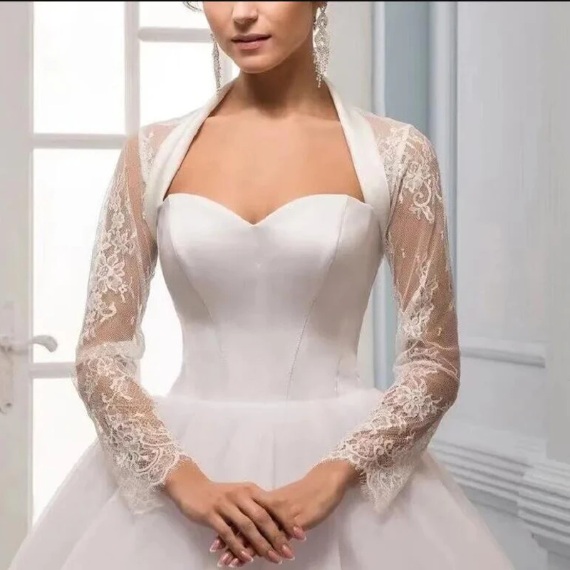 Long Sleeve lace Jacket Wedding Bridal Bolero Wrap Shawl Customized
Long Sleeve lace Jacket Wedding Bridal Bolero Wrap Shawl Customized