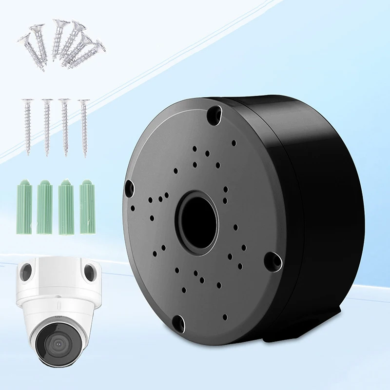Black CCTV Camera Bracket Junction Box Cable Deep Base Camera Mount Bracket Round Bracket For Dome Cameras
Black CCTV Camera Bracket Junction Box Cable Deep Base Camera Mount Bracket Round Bracket For Dome Cameras