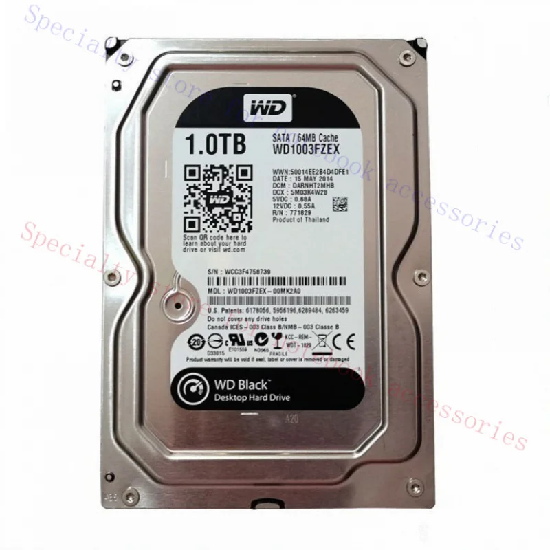 R+ For Western Digital WD1003FZEX 1TB 64MB 6Gbs SATA 3.5" Desktop HDD Hard Drive
R+ For Western Digital WD1003FZEX 1TB 64MB 6Gbs SATA 3.5" Desktop HDD Hard Drive