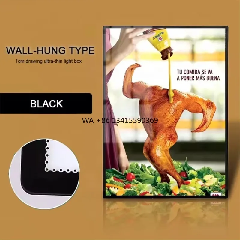 Dircely Ultra-Thin Snap Frame Plexiglass Sign Board Movable LED Light Box Glass Light Box for Custom-shaped Advertising Display
Dircely Ultra-Thin Snap Frame Plexiglass Sign Board Movable LED Light Box Glass Light Box for Custom-shaped Advertising Display