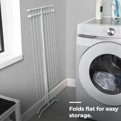 Space-Saving Foldable Metal Laundry Drying Rack With X-Frame Design For Indoor And Outdoor Use
Space-Saving Foldable Metal Laundry Drying Rack With X-Frame Design For Indoor And Outdoor Use