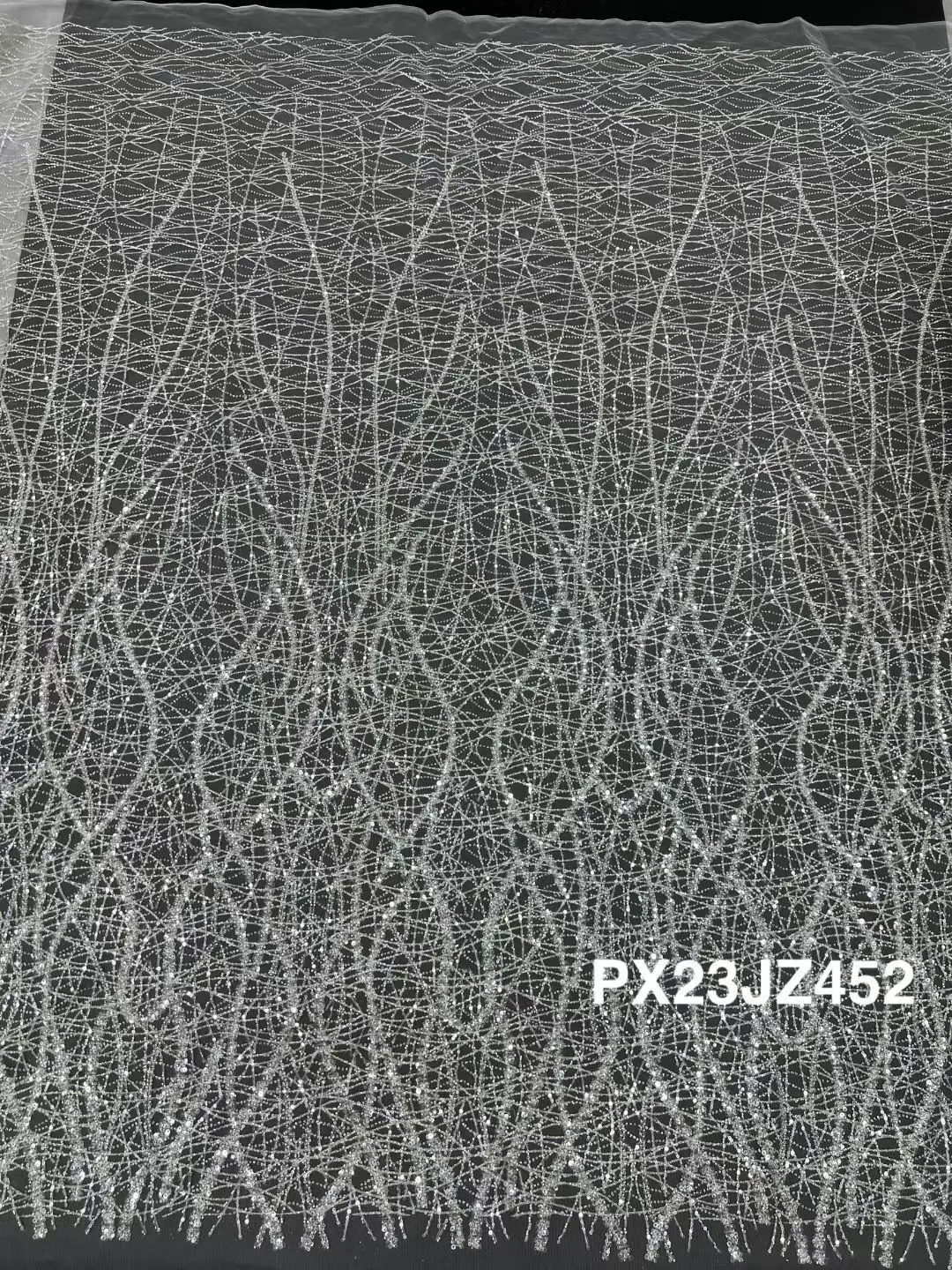 High Quality J-1302887 Embroidery Handmade Beaded French Luxury Tulle Lace Fabric For Women Sewing
High Quality J-1302887 Embroidery Handmade Beaded French Luxury Tulle Lace Fabric For Women Sewing