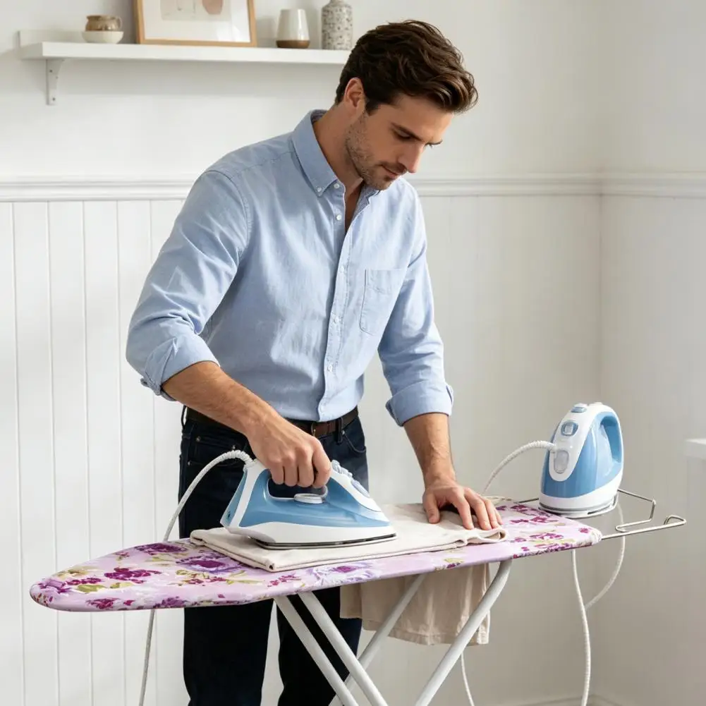 Ironing Board, Height Adjustable Non-Slip Extra-Long Wood Clothes Ironing Board, Floral Printing Foldable Ironing Board
Ironing Board, Height Adjustable Non-Slip Extra-Long Wood Clothes Ironing Board, Floral Printing Foldable Ironing Board
