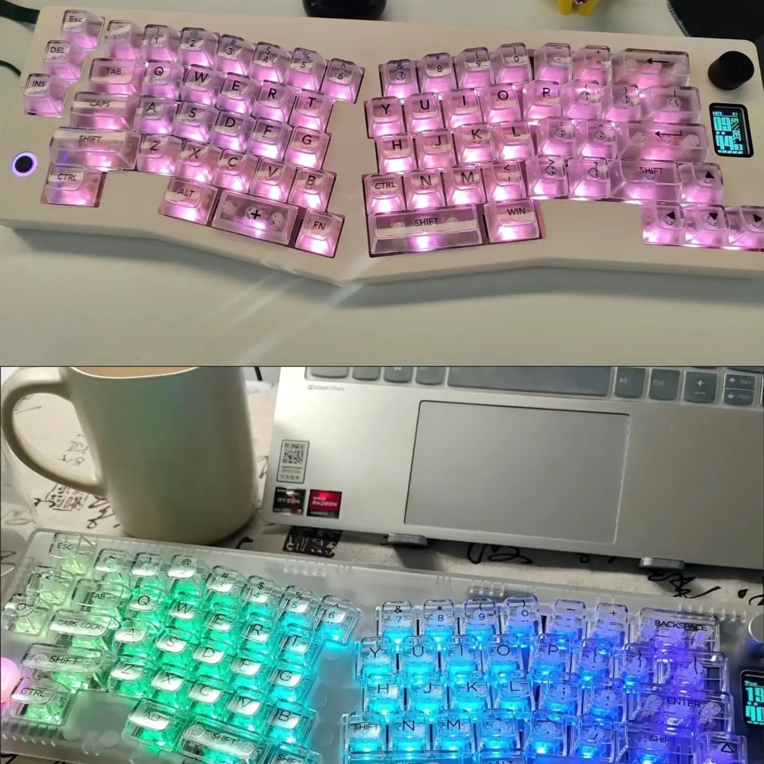 Bingdian fully transparent keycap PC material high light transmission ice black 132 key adaptation 61/68/87/98/104
Bingdian fully transparent keycap PC material high light transmission ice black 132 key adaptation 61/68/87/98/104