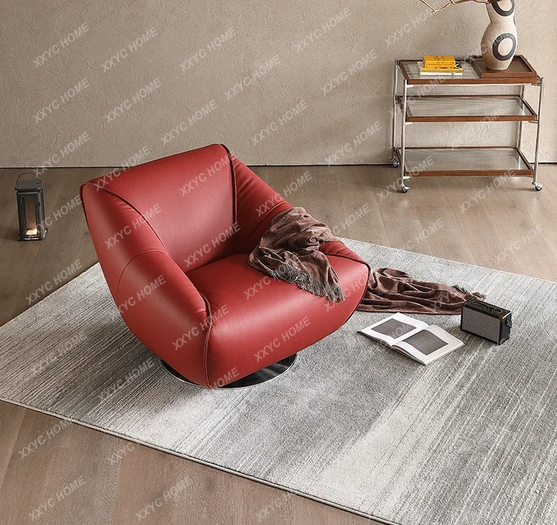 HMJminimalist creative light luxury rotatable single sofa chair living room premium leisure swivel chair living room
HMJminimalist creative light luxury rotatable single sofa chair living room premium leisure swivel chair living room