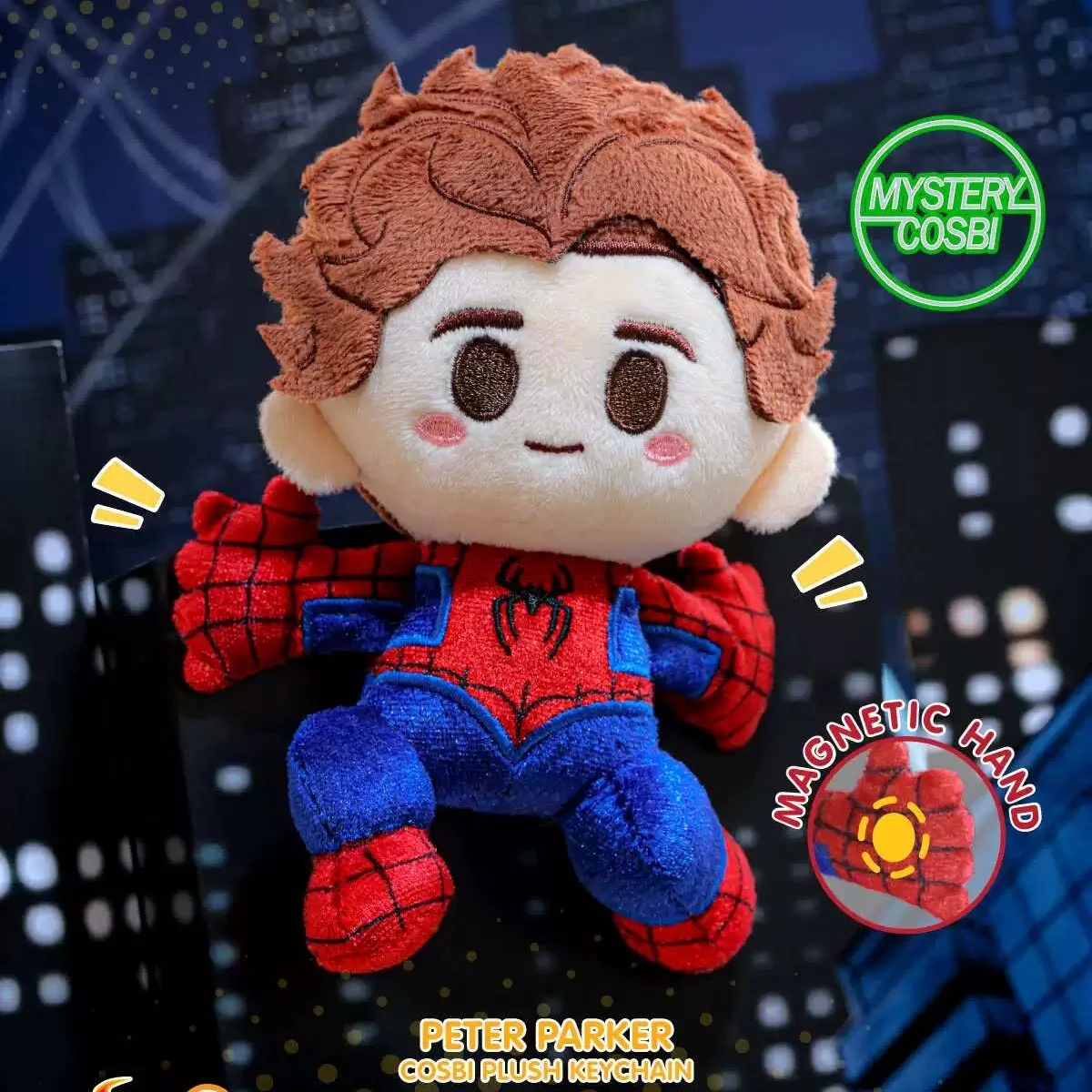 Hottoys Marvel Spider Man Cosbi Plush Keychain Mystery Blind Box Authentic Licensed Collection Birthday Gift Bag Pendant Decor
Hottoys Marvel Spider Man Cosbi Plush Keychain Mystery Blind Box Authentic Licensed Collection Birthday Gift Bag Pendant Decor