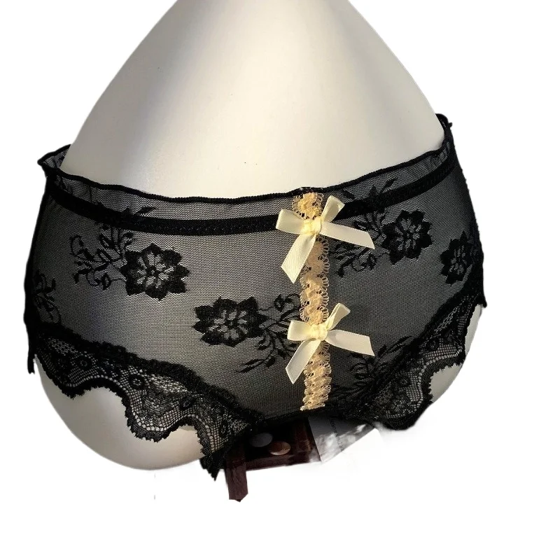 Underwear Women's French Pure Desire Wind Bow Light and Breathable Pure Cotton Crotch Briefs 10A Antibacterial Sexy Lace Panties
Underwear Women's French Pure Desire Wind Bow Light and Breathable Pure Cotton Crotch Briefs 10A Antibacterial Sexy Lace Panties