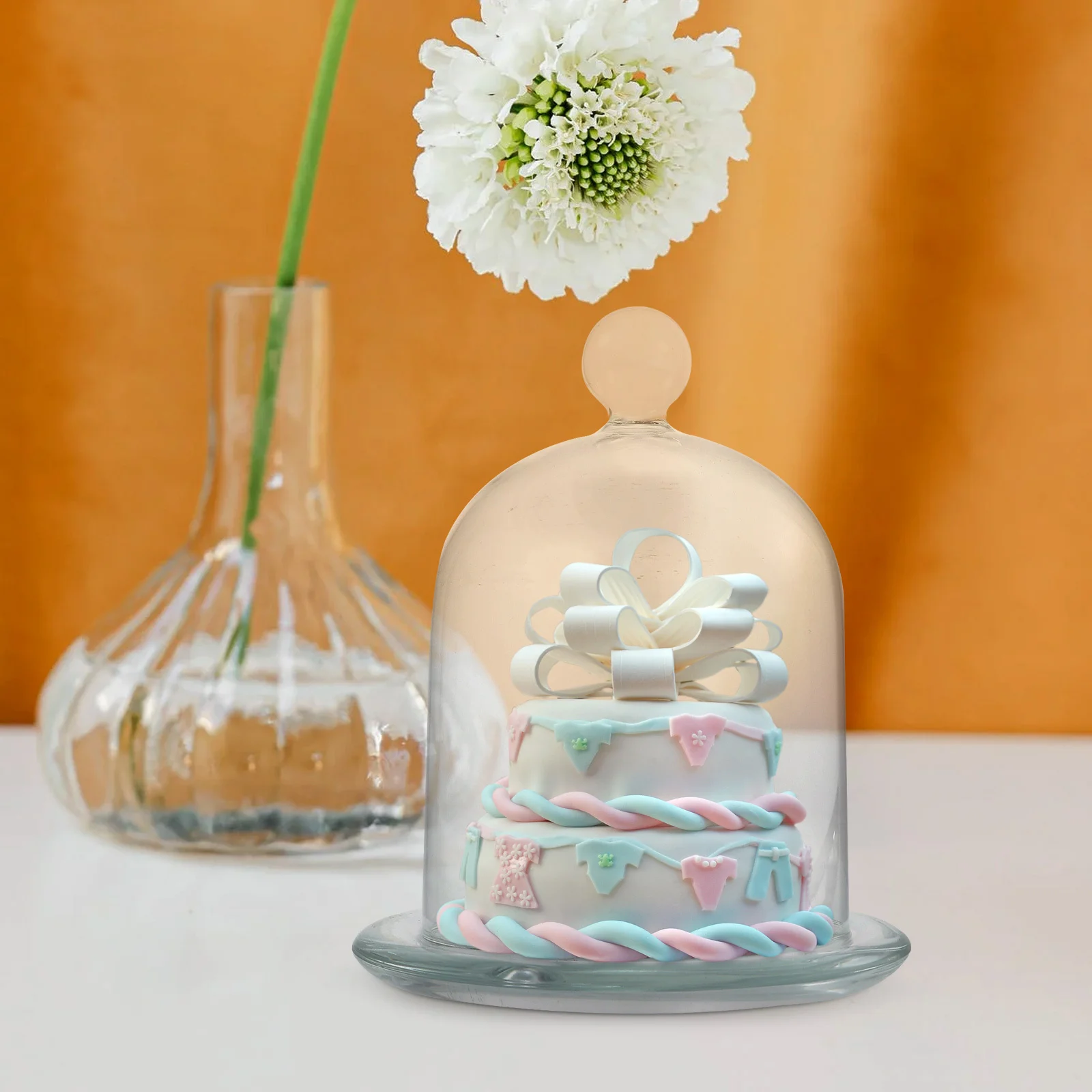 1Set Transparent Glass Dustproof Food Cover Cake Dome with Tray Food Protective Cover for Dessert Snack Display
1Set Transparent Glass Dustproof Food Cover Cake Dome with Tray Food Protective Cover for Dessert Snack Display