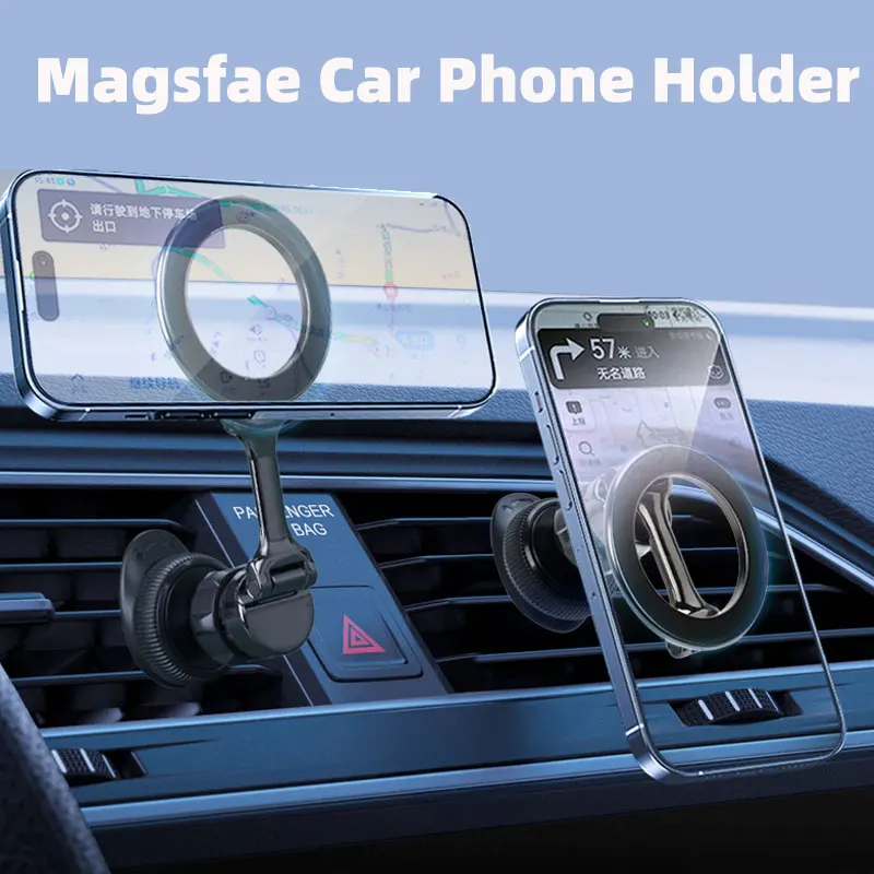 360° Rotation Magnetic Car Phone Holder Stand Adjustable GPS Mount in Car Air Outlet For iPhone 16 15 Samsung Xiaomi Bracket
360° Rotation Magnetic Car Phone Holder Stand Adjustable GPS Mount in Car Air Outlet For iPhone 16 15 Samsung Xiaomi Bracket