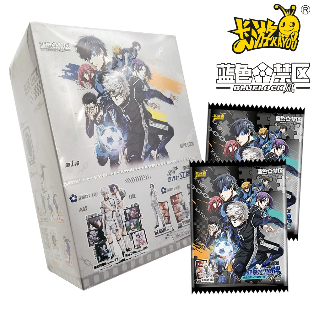 Original Kayou Blue Lock Limited Collection Card Fans Love Exquisite Peripheral Football Hot Blooded Growth Anime Stand Figure
Original Kayou Blue Lock Limited Collection Card Fans Love Exquisite Peripheral Football Hot Blooded Growth Anime Stand Figure
