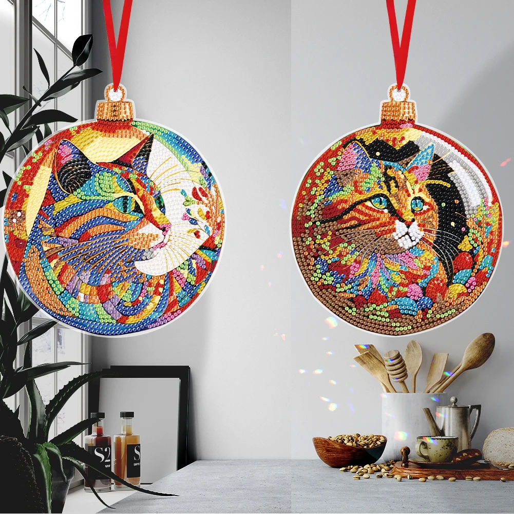 8PCS Diamond Painting Hanging Sign Colourful Cat Double Sided Diamond Painting Hanging Decor Diamond Drawing Hanging Ornament
8PCS Diamond Painting Hanging Sign Colourful Cat Double Sided Diamond Painting Hanging Decor Diamond Drawing Hanging Ornament