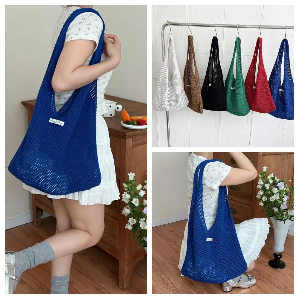 Casual Shoulder Bag Knitted Bag Hollowed Out Bohemian Weave Bag Large Capacity Handbag Beach Bag Students
Casual Shoulder Bag Knitted Bag Hollowed Out Bohemian Weave Bag Large Capacity Handbag Beach Bag Students