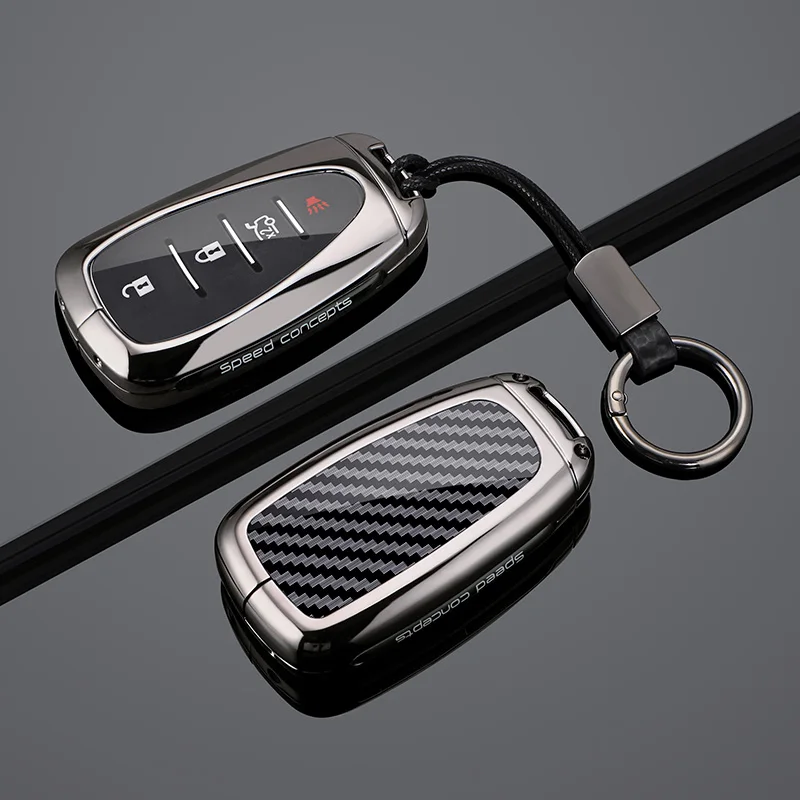 Zinc Alloy Carbon Fiber Car Key Case Cover Keychain For Chevrolet Blazer Trax Equinox Cruze Malibu Traverse Trailblazer Camaro
Zinc Alloy Carbon Fiber Car Key Case Cover Keychain For Chevrolet Blazer Trax Equinox Cruze Malibu Traverse Trailblazer Camaro