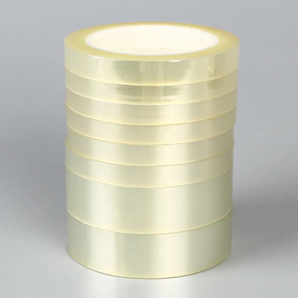 24Pcs Clear Transparent Bopp Tape Strong Adhesive Sealing Packing Tapes for Home Office School Stationery Tape
24Pcs Clear Transparent Bopp Tape Strong Adhesive Sealing Packing Tapes for Home Office School Stationery Tape