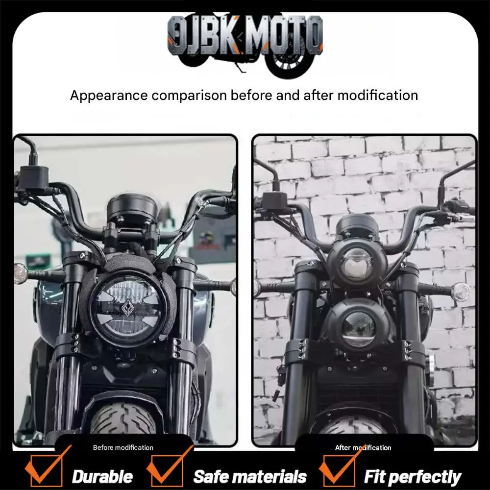 Dual LED headlight assembly for the BENDA Dark Flag 500, high-intensity lighting accessories for the BENDA Dark Flag 500.
Dual LED headlight assembly for the BENDA Dark Flag 500, high-intensity lighting accessories for the BENDA Dark Flag 500.
