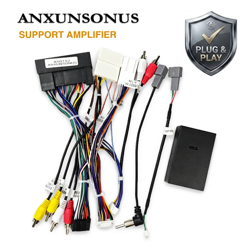 Harness Adapter CAN Bus Decoder, Amp/SWC Retention, for Kia Sportage Rio Hyundai Tucson Elantra, 24/18/24Pin, P&P 16Pin Android
Harness Adapter CAN Bus Decoder, Amp/SWC Retention, for Kia Sportage Rio Hyundai Tucson Elantra, 24/18/24Pin, P&P 16Pin Android