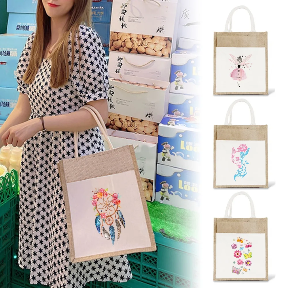 Large Capacity Storage Shopping Bag Environmentally Friendly Linen Single Shoulder Shopping Bags Item Storage Bag Color Printing
Large Capacity Storage Shopping Bag Environmentally Friendly Linen Single Shoulder Shopping Bags Item Storage Bag Color Printing