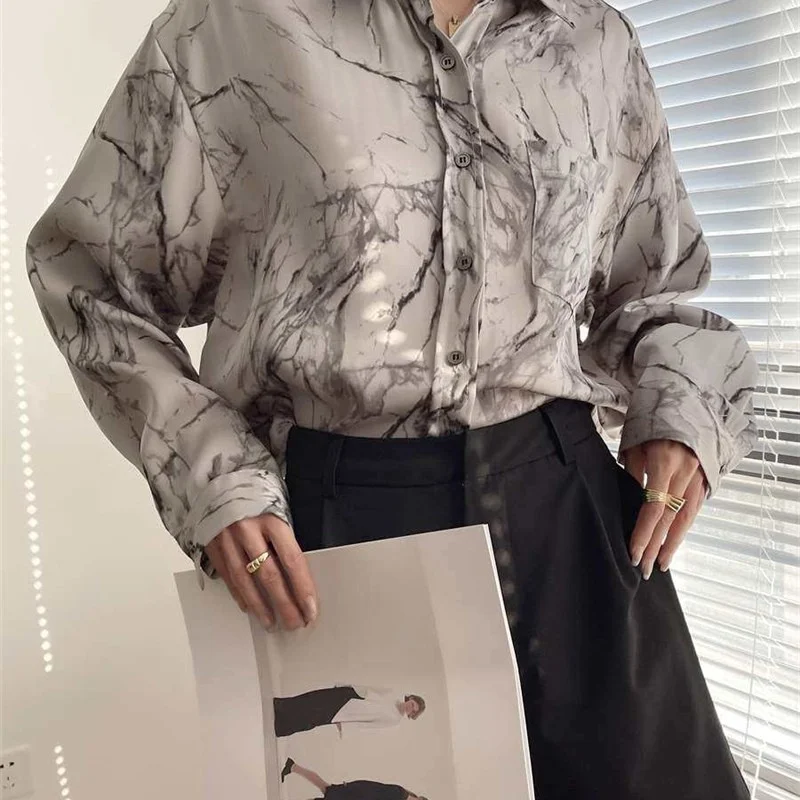 Mengzi Xigang Style Retro Longsved Shirt Women's Casual Fashion Breathable Polyester Fiber Spring Summer Seasonal Clothing
Mengzi Xigang Style Retro Longsved Shirt Women's Casual Fashion Breathable Polyester Fiber Spring Summer Seasonal Clothing