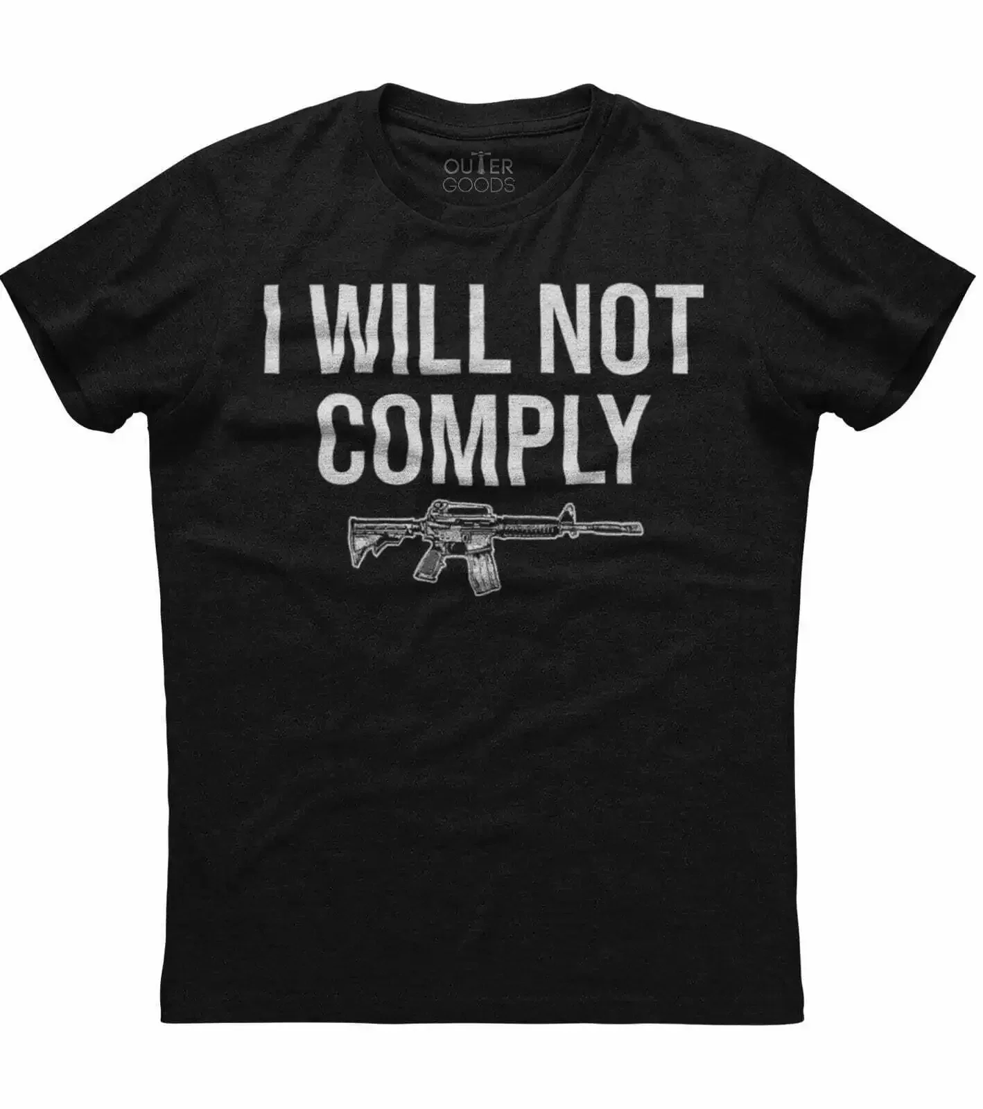 I Will Not Comply. Gun Printed Patriotic Graphic Phrase T-Shirt. Summer Cotton O-Neck Short Sleeve Mens T Shirt New S-3XL
I Will Not Comply. Gun Printed Patriotic Graphic Phrase T-Shirt. Summer Cotton O-Neck Short Sleeve Mens T Shirt New S-3XL