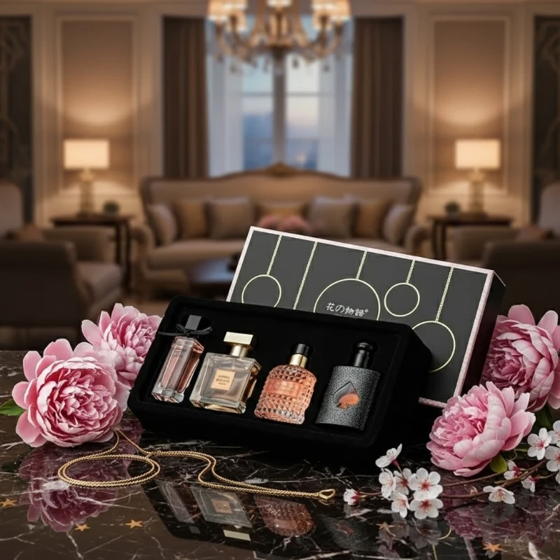 Набор из 4 женских парфюмов – элегантные цветочные и древесные ароматы с длительным эффектом, общая масса 105 г – идеальный подарок для повседневного использования.
Набор из 4 женских парфюмов – элегантные цветочные и древесные ароматы с длительным эффектом, общая масса 105 г – идеальный подарок для повседневного использования.