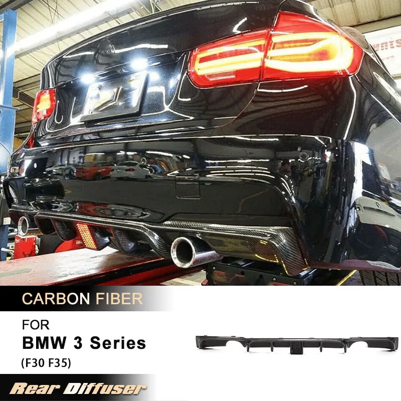 Car Rear Bumper Diffuser With LED Light For BMW 3 Series F30 F35 M Sport 2012-2018 Racing Rear Lip Body Kit Carbon Fiber FRP
Car Rear Bumper Diffuser With LED Light For BMW 3 Series F30 F35 M Sport 2012-2018 Racing Rear Lip Body Kit Carbon Fiber FRP