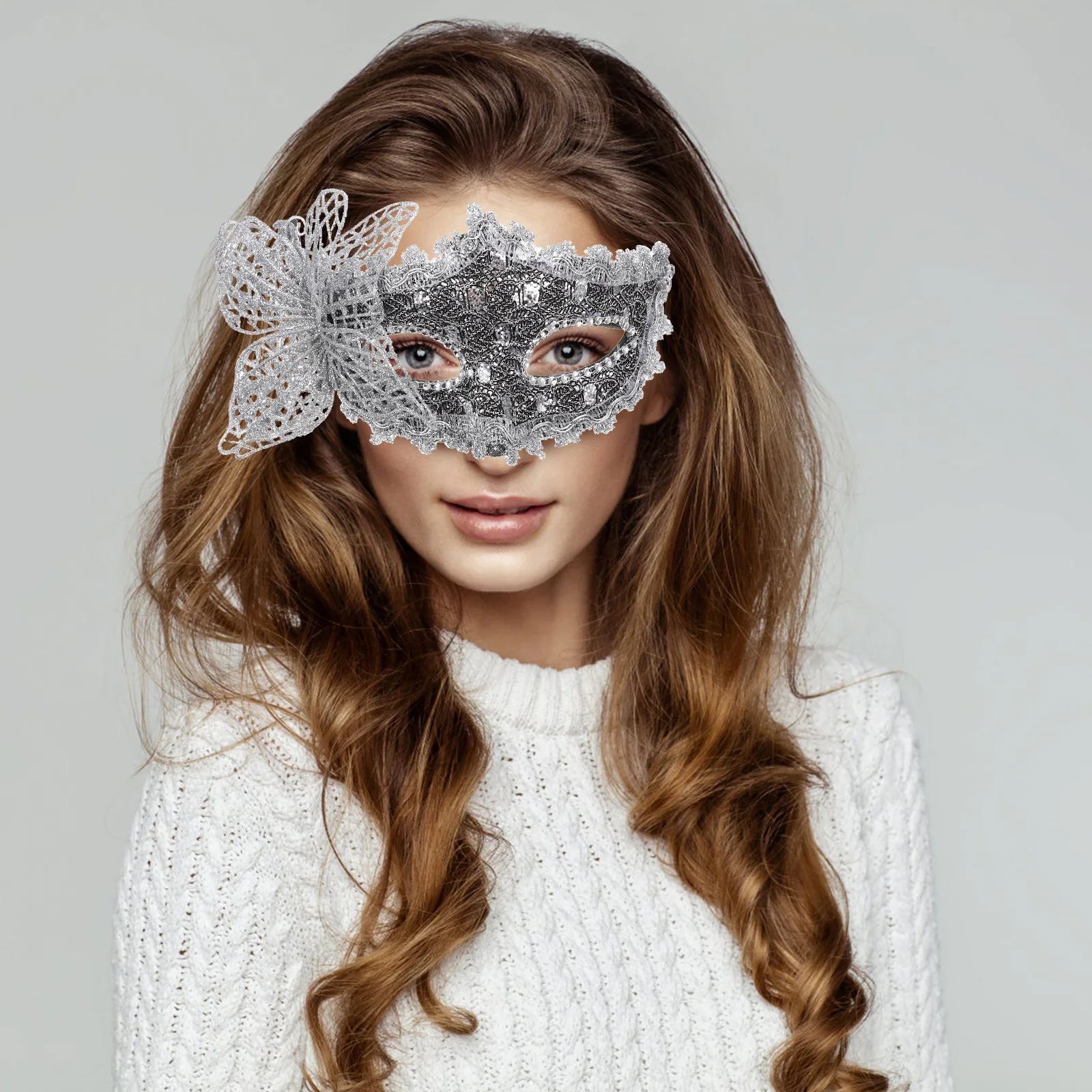 Half Face Mask Masks Lace Butterfly Ladies Masquerade Fancy for Women Aldult Party Plastic with Butterflies Miss
Half Face Mask Masks Lace Butterfly Ladies Masquerade Fancy for Women Aldult Party Plastic with Butterflies Miss