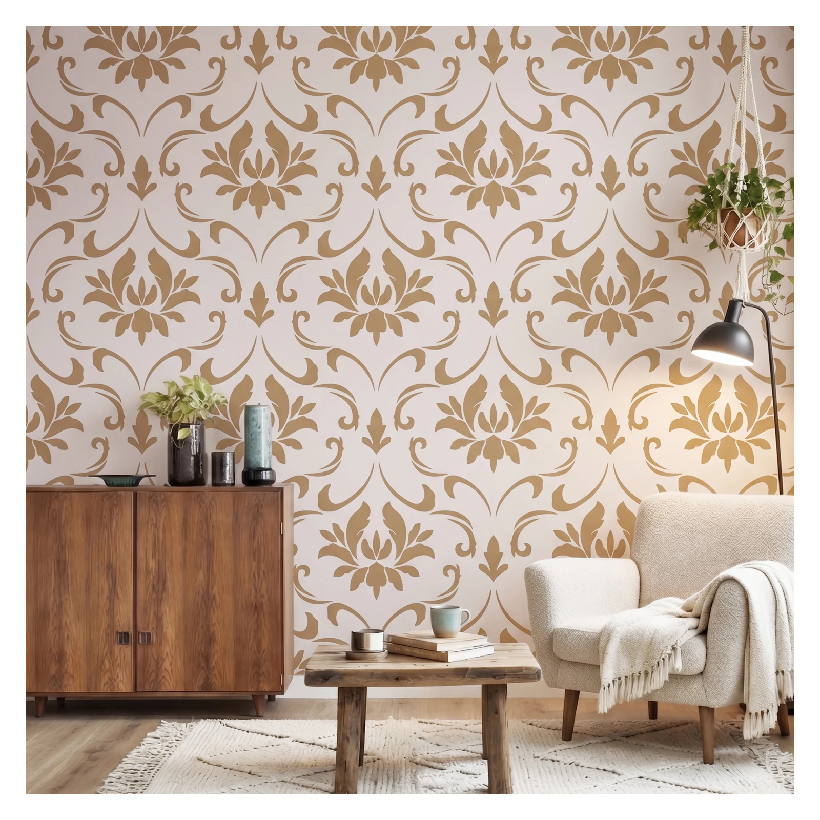 Damask wall stencil extra large reusable templates for painting customizable stencil Rococo Baroque Furniture Home Decor
Damask wall stencil extra large reusable templates for painting customizable stencil Rococo Baroque Furniture Home Decor