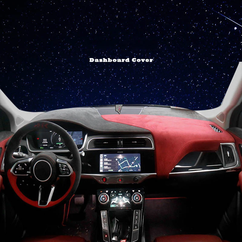 Custom in Alcantara Car Dashboard Cover for Jaguar I-PACE Mat Shade Cushion Pad Carpets Interior Accessories Car-styling
Custom in Alcantara Car Dashboard Cover for Jaguar I-PACE Mat Shade Cushion Pad Carpets Interior Accessories Car-styling