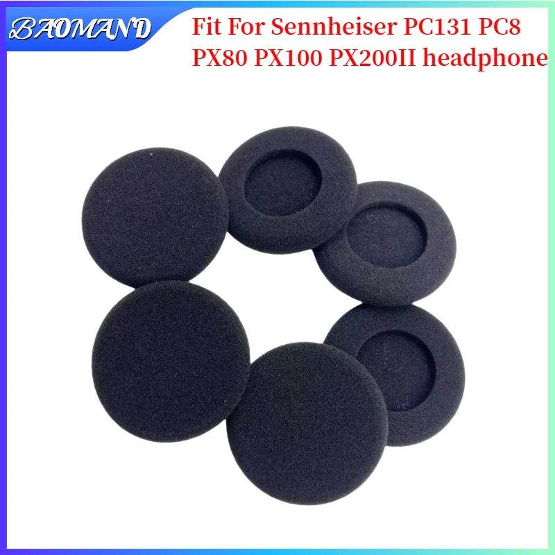 BAOMAND 1 Pair Replacement Foam Ear Pads Pillow Cushion Cover For Sennheiser PC131 PC8 PX80 PX100 PX200II Headphone Headset
BAOMAND 1 Pair Replacement Foam Ear Pads Pillow Cushion Cover For Sennheiser PC131 PC8 PX80 PX100 PX200II Headphone Headset