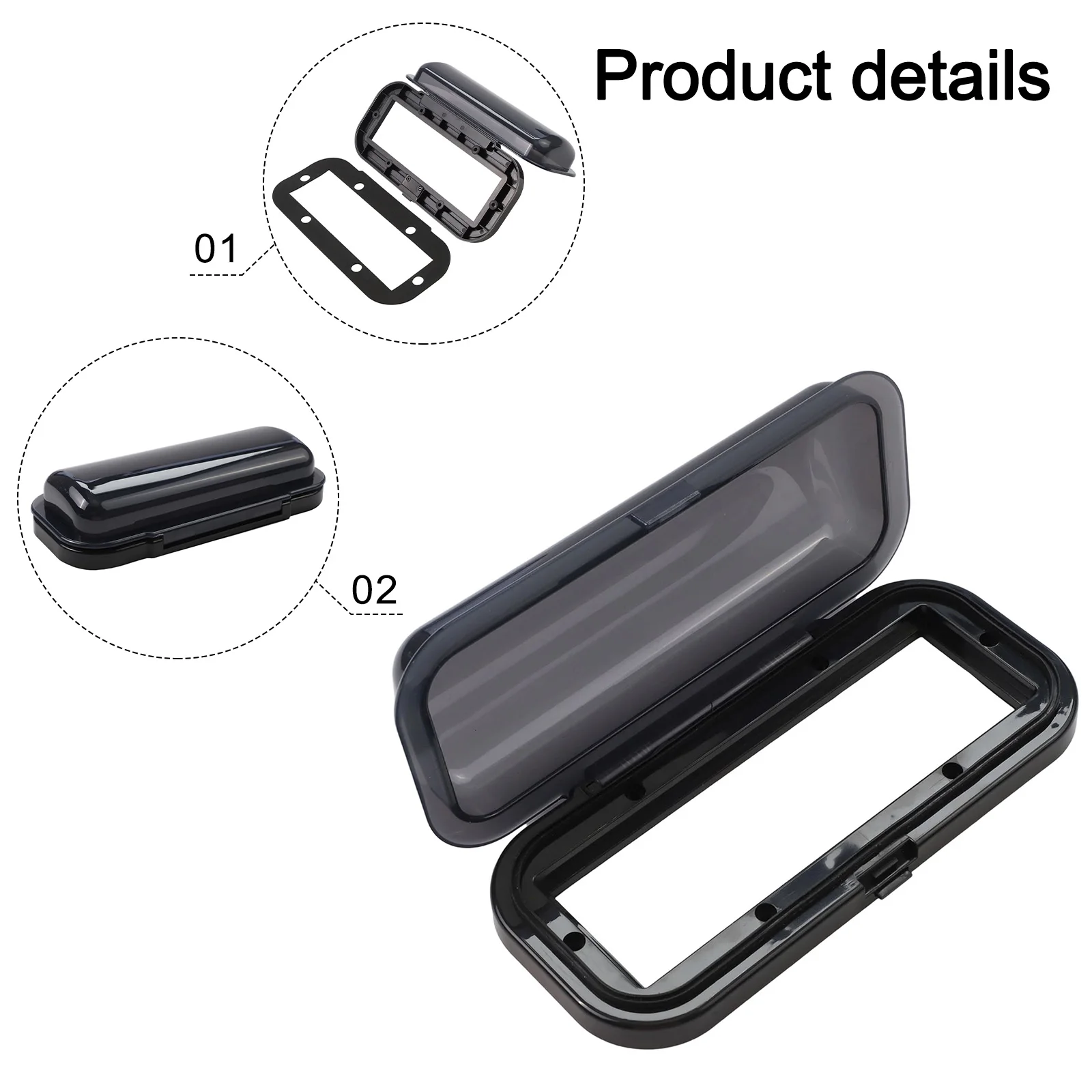 Water Resistant Marine Stereo Cover Flip Up Spring Shield For Boat Radio CD Player Black ABS Protective Case Accessories
Water Resistant Marine Stereo Cover Flip Up Spring Shield For Boat Radio CD Player Black ABS Protective Case Accessories