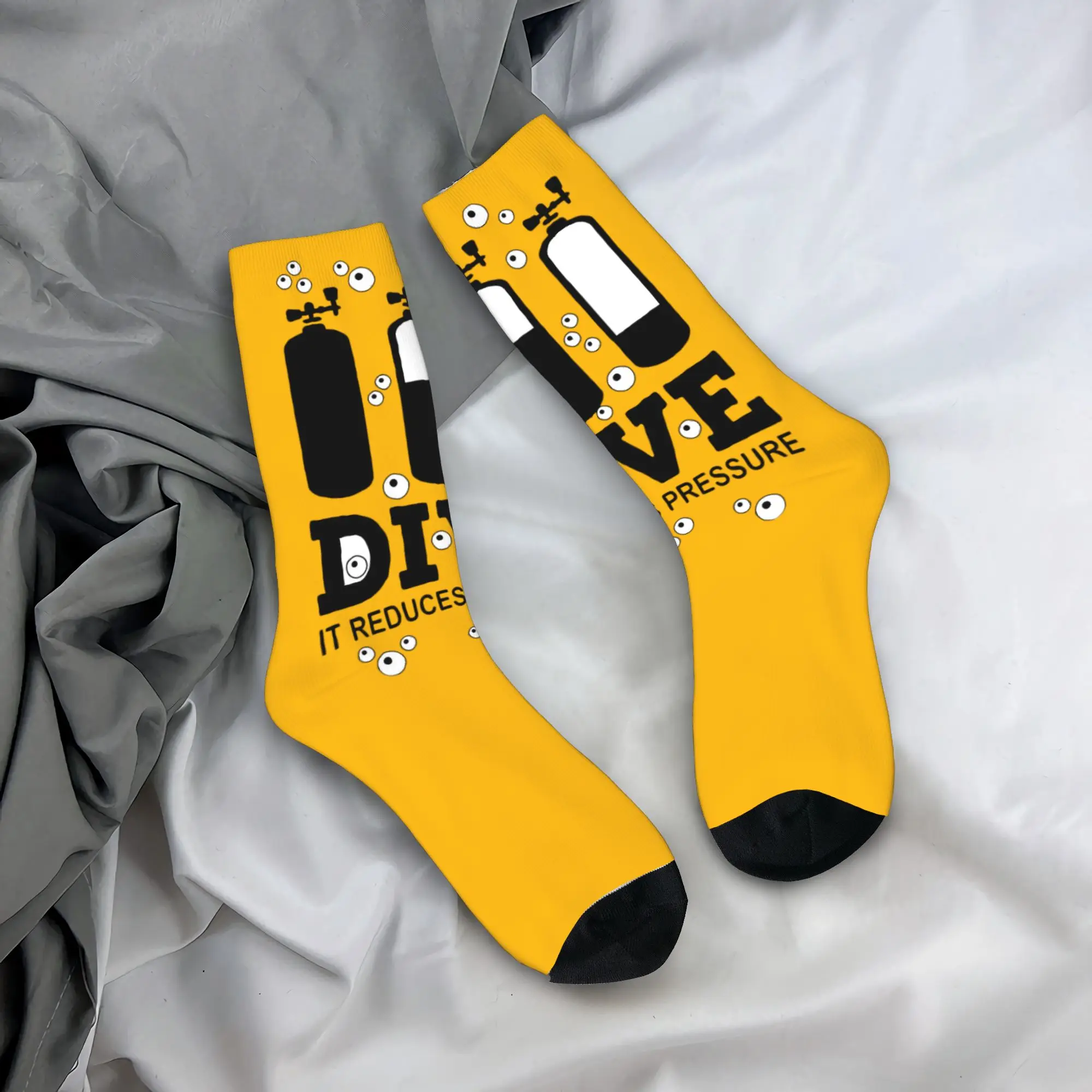 Custom Scuba Diving Dress Socks Mens Womens Warm Fashion Dive Diver Quote Crew Socks
Custom Scuba Diving Dress Socks Mens Womens Warm Fashion Dive Diver Quote Crew Socks