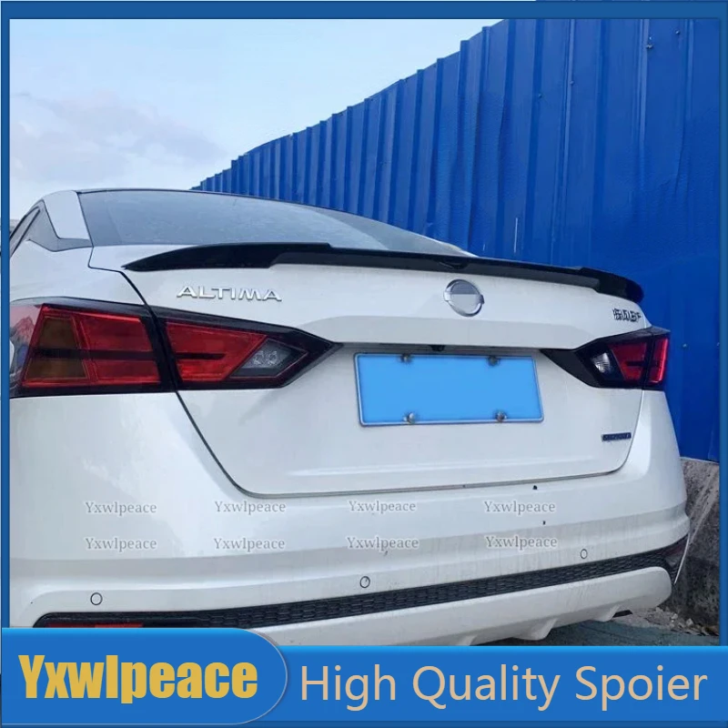 For Nissan Altima Teana Spoiler 2019 2020 2021 ABS Plastic Unpainted Colored Rear Trunk Lip Spoiler Body Kit Accessories
For Nissan Altima Teana Spoiler 2019 2020 2021 ABS Plastic Unpainted Colored Rear Trunk Lip Spoiler Body Kit Accessories