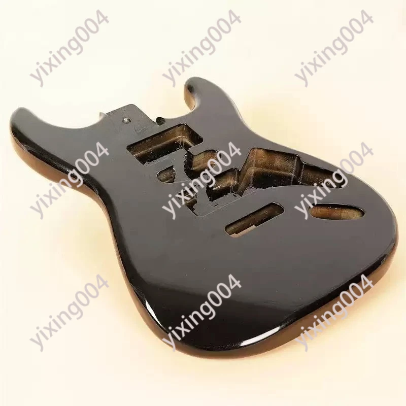 Black Electric Guitar Body ST FY Style Double Tremolo System Durable Replacement Part
Black Electric Guitar Body ST FY Style Double Tremolo System Durable Replacement Part