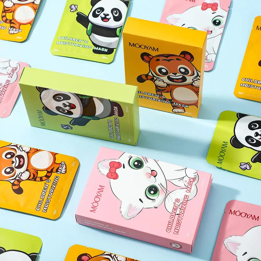 Childrens Spa Facial Gentle Moisturizing Brighten Mask Cute Animal Cartoon Sheet Kids' Skincare Face Mask Masks Hydrating H9P5
Childrens Spa Facial Gentle Moisturizing Brighten Mask Cute Animal Cartoon Sheet Kids' Skincare Face Mask Masks Hydrating H9P5