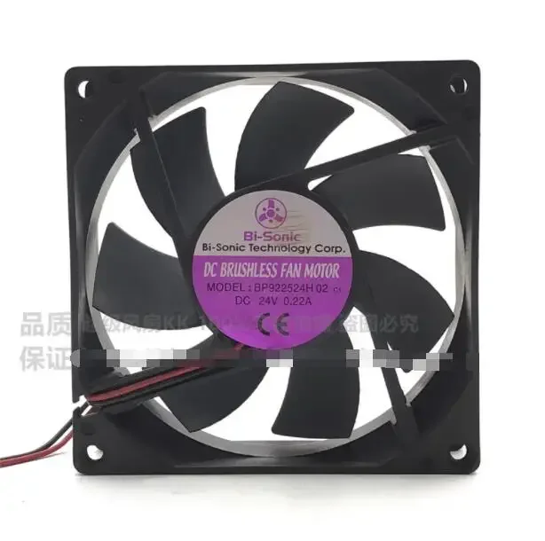 Bi-Sonic BP922524H DC 24V 0.22A 90x90x25mm 2-Wire Server Cooling Fan
Bi-Sonic BP922524H DC 24V 0.22A 90x90x25mm 2-Wire Server Cooling Fan