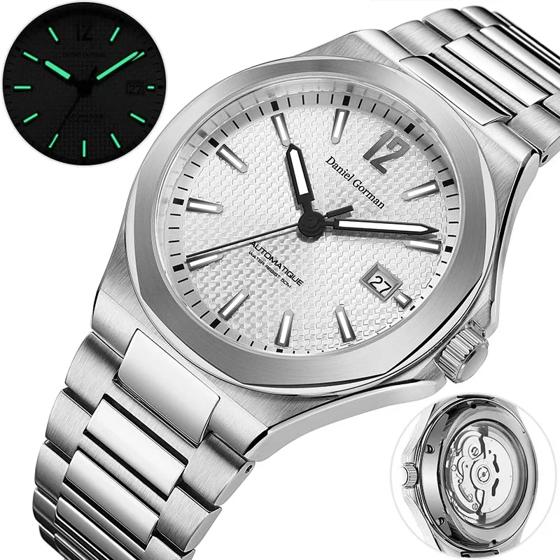 Daniel Gorman Men Automatic Watch NH35 Movement Sapphire Glass 316L Steel Luxury Wristwatch
Daniel Gorman Men Automatic Watch NH35 Movement Sapphire Glass 316L Steel Luxury Wristwatch