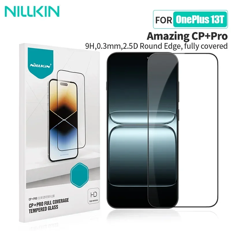 NILLKIN For OnePlus 13T Screen Protector CP+PRO Anti-Explosion 2.5D Tempered Glass Film for One Plus 13T Glass Film
NILLKIN For OnePlus 13T Screen Protector CP+PRO Anti-Explosion 2.5D Tempered Glass Film for One Plus 13T Glass Film