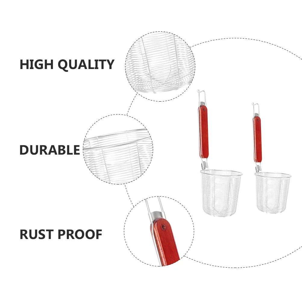 2 Pcs Stainless Steel Colander Slotted Scoop Strainer Ramen Spoon with Handle Noodle Spoons Pasta
2 Pcs Stainless Steel Colander Slotted Scoop Strainer Ramen Spoon with Handle Noodle Spoons Pasta