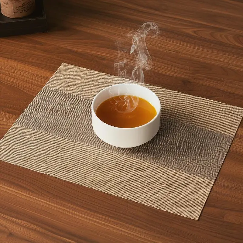 Chinese Style PVC Table Mat Woven Waterproof And Oil-proof Non-slip Light Luxury Table Mat Simple Household Cup Mat 45x30cm〔25〕
Chinese Style PVC Table Mat Woven Waterproof And Oil-proof Non-slip Light Luxury Table Mat Simple Household Cup Mat 45x30cm〔25〕