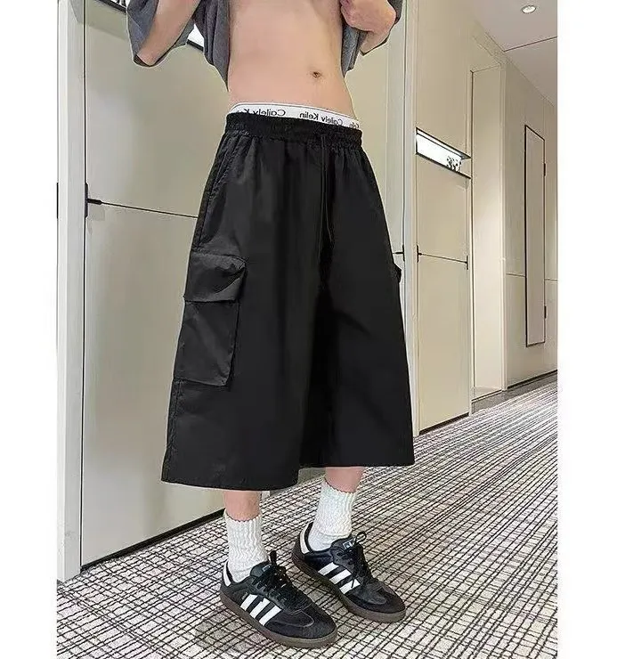 Loose Men's Workwear Shorts Summer Fashion Brand Quick Dry Beach Pants Casual 7-Foot Length Trendy Sports Style
Loose Men's Workwear Shorts Summer Fashion Brand Quick Dry Beach Pants Casual 7-Foot Length Trendy Sports Style