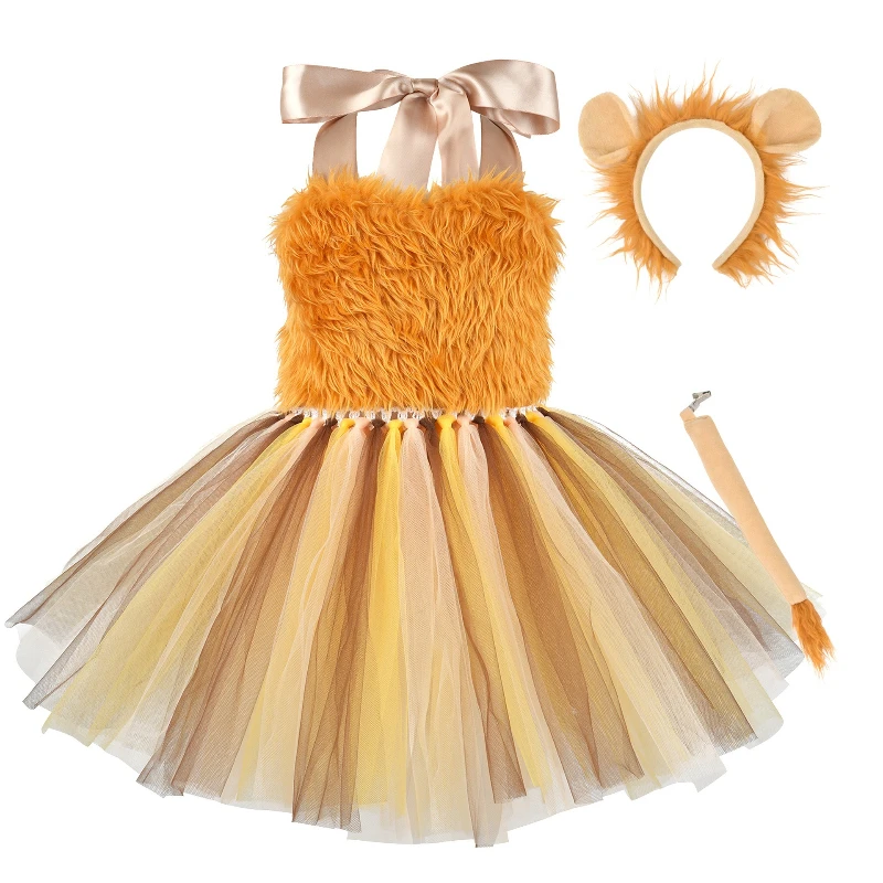 Halloween Lion Costume for Girls - Versatile, Playful, and Adorable Party Dress for Children's Stage Performances Animal Costume
Halloween Lion Costume for Girls - Versatile, Playful, and Adorable Party Dress for Children's Stage Performances Animal Costume